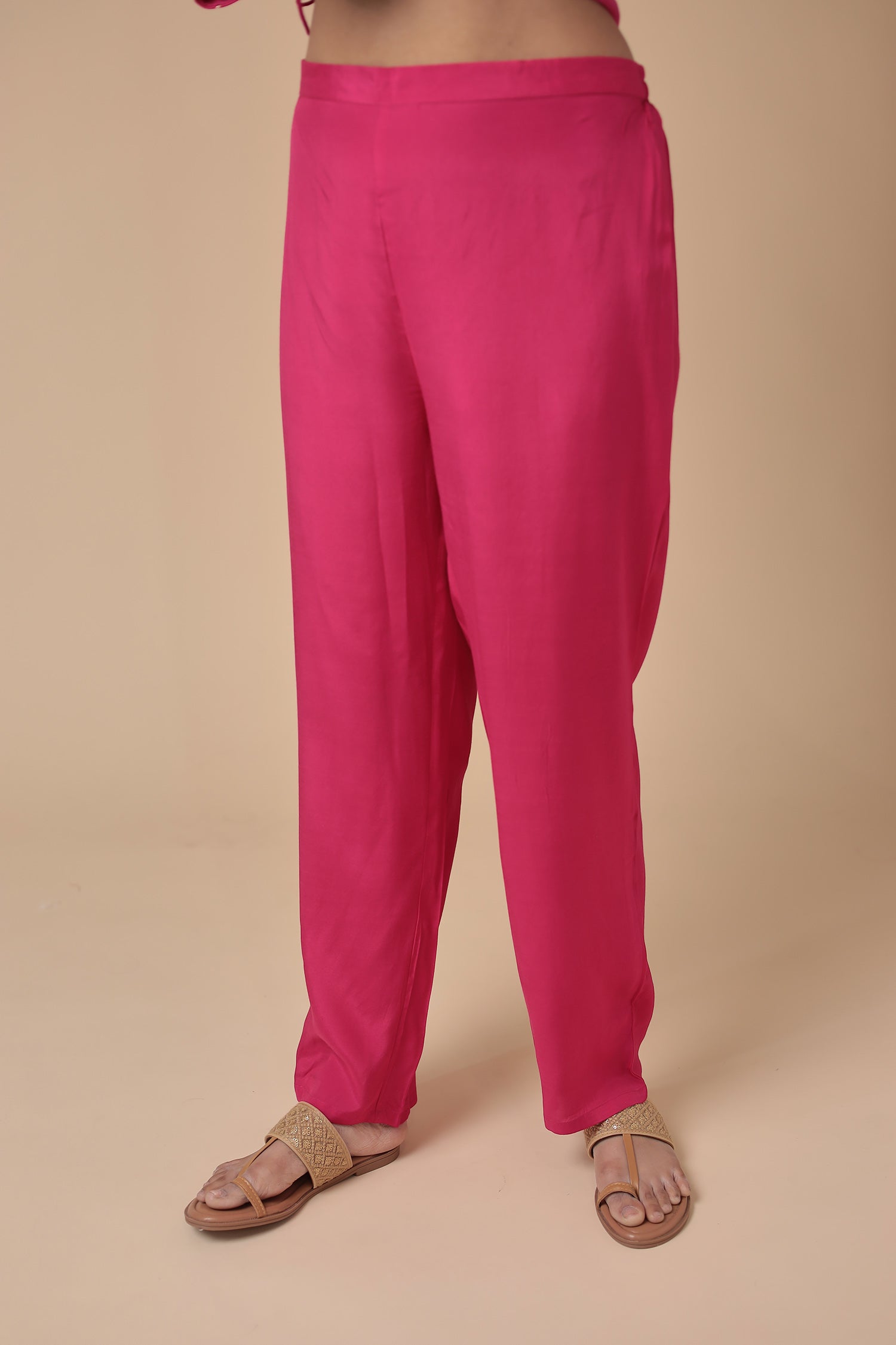 Handloom Organza Suit with Zardozi work