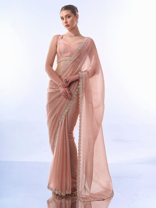 Bandhej Ghatchola Silk Saree with Zari work