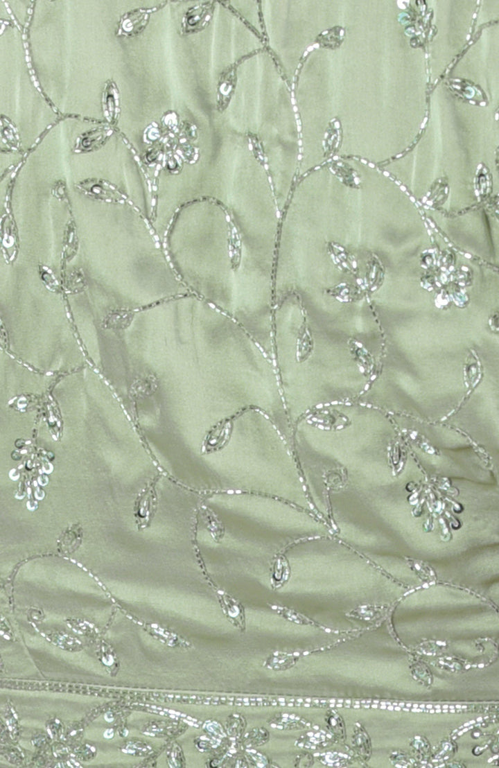 Bandhej Georgette Suit Embroidered with Gota Patti and Zardozi work