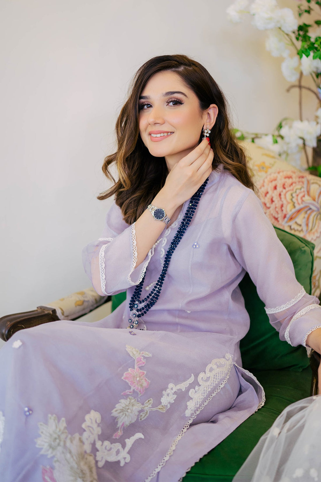 Shirt: Cotton karandi
Duppata: Net
Trouser: Cotton