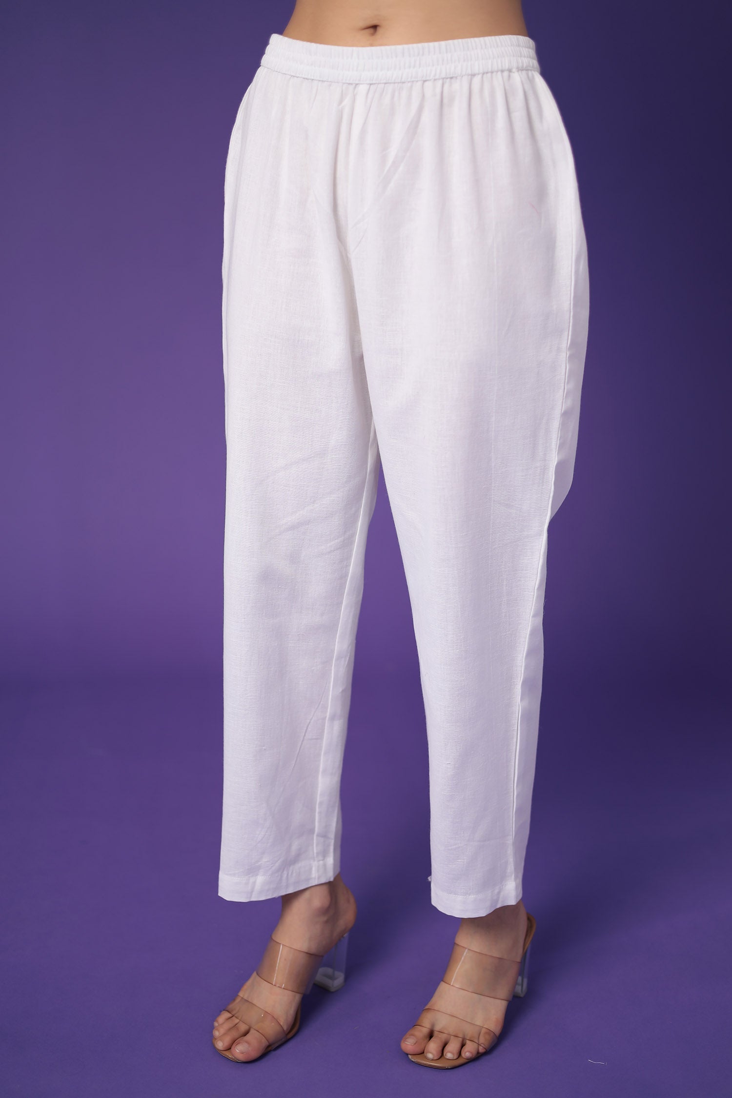 Linen Co Ords Set with Embroidered work