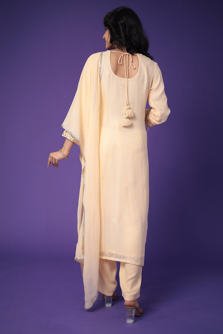 Georgette Suit with Gota Patti and Embroidered work