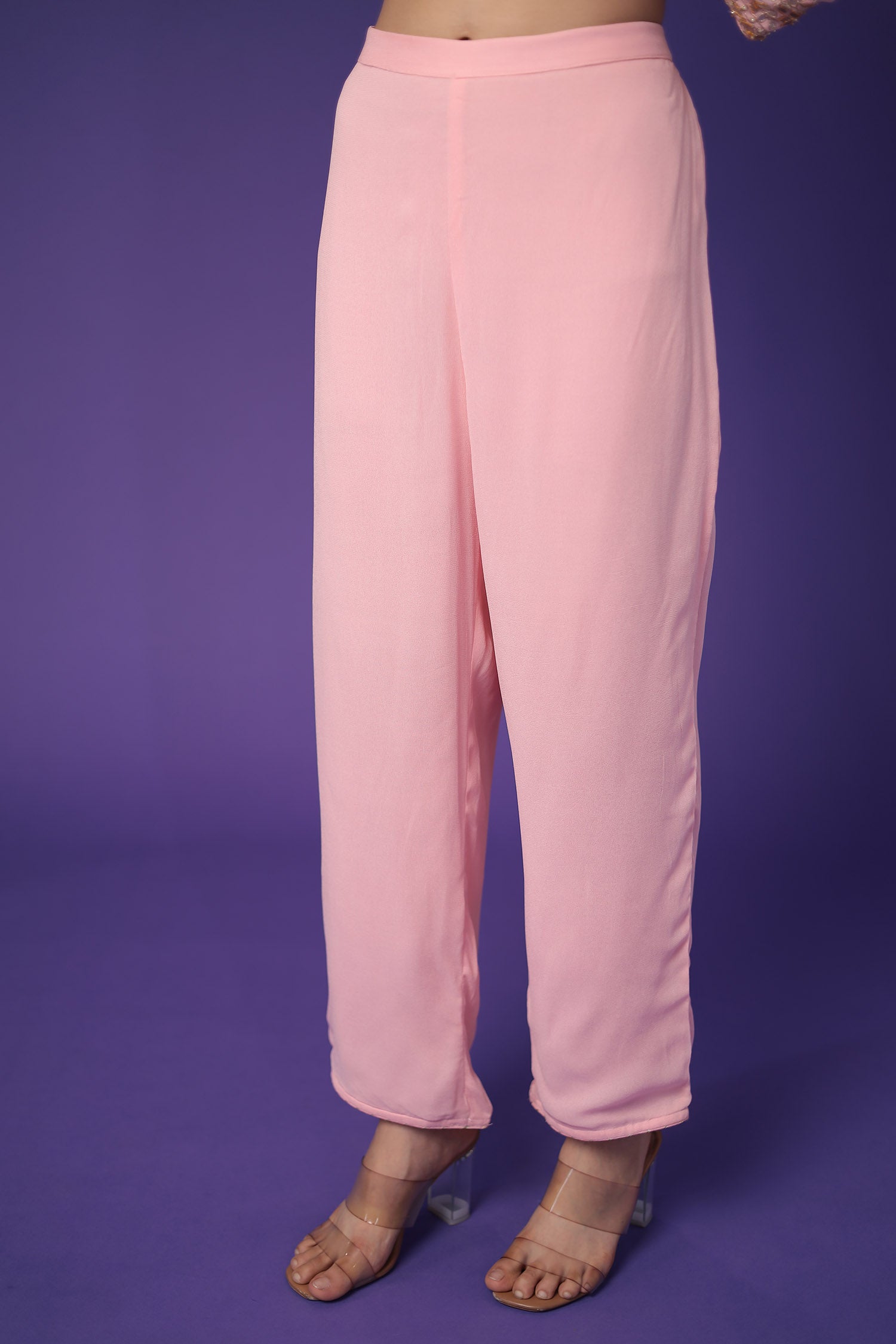 Georgette Suit with Gota Patti and Embroidered work