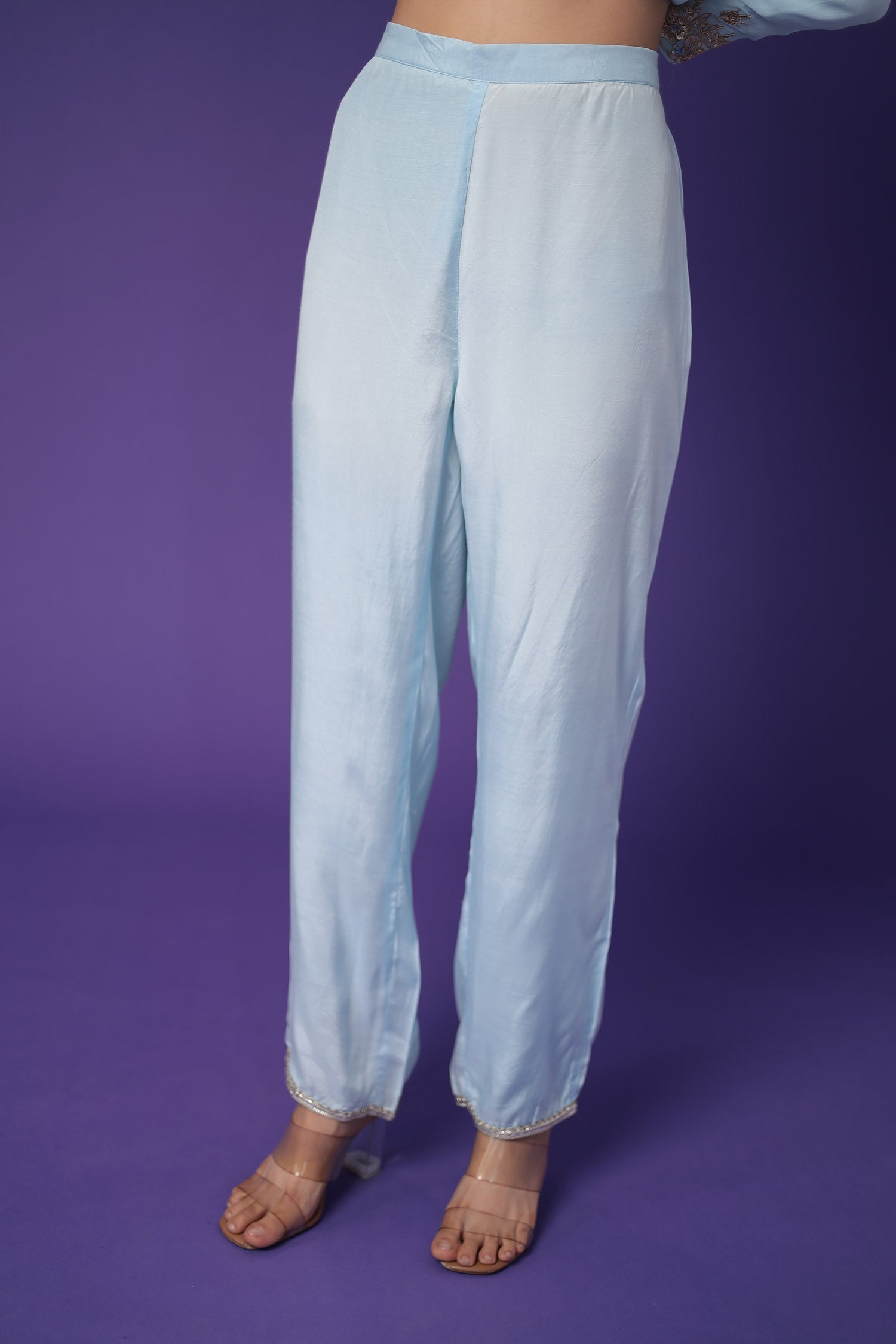 Georgette Suit with Embroidered Gota Patti work