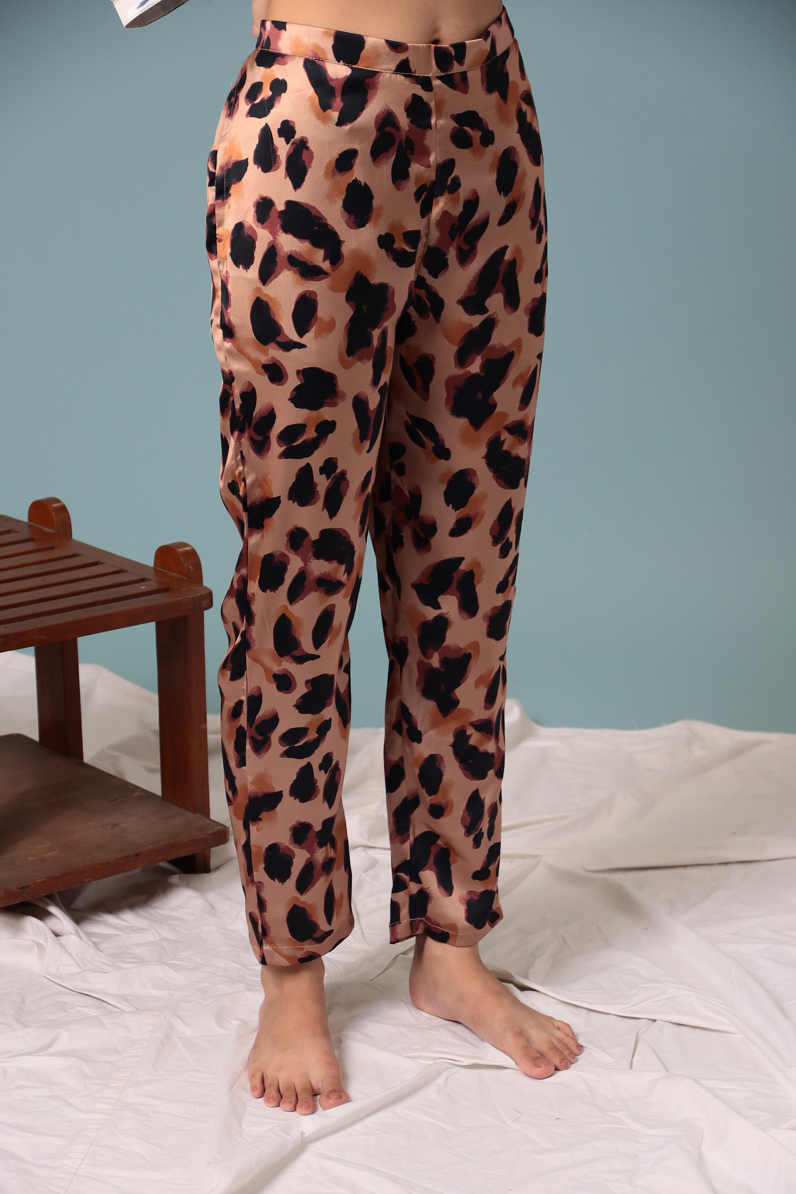 Printed Satin Co Ord Set